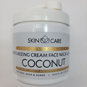 Skin Care Coconut Moisturizing Cream Face Neck Hands 16.9 fl oz